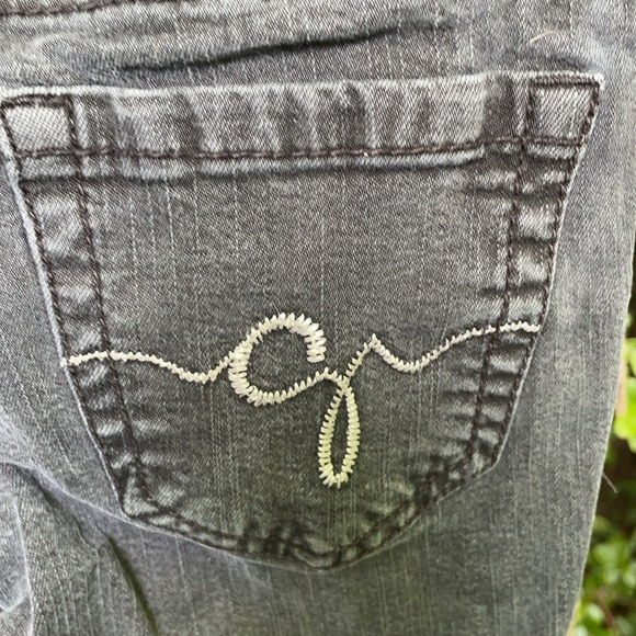 Guess Jeans Daredevil Skinny Leg Black Charcoal Gray Denim 7 Boys - Picture 4 of 16